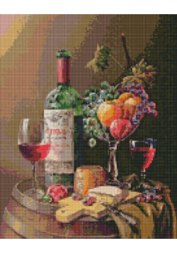 Diamentowa mozaika - Romantyczna kolacja 40x50cm