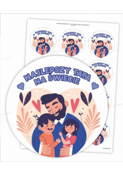 Naklejki najlepszy tata na świecie