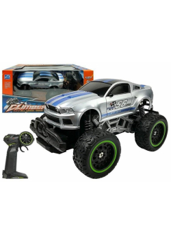 Auto zdalnie sterowane R/C 6.5 km/h srebrne