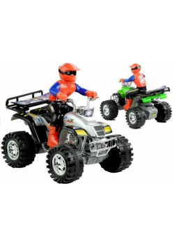 Quad terenowy z figurką kierowcy MIX