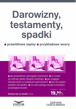 Darowizny, testamenty, spadki