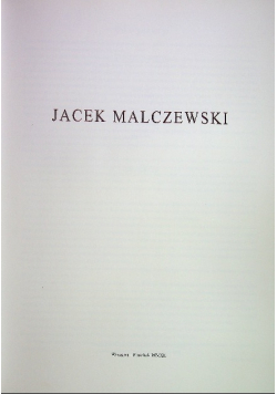 Jacek Malczewski
