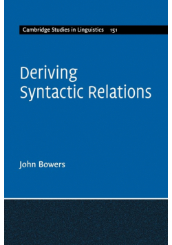 Deriving Syntactic Relations