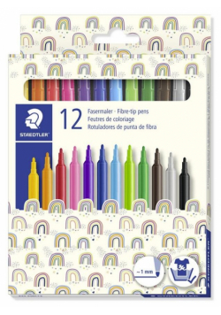 Flamaster szkolny Pattern Mix 12 kolorów STAEDTLER