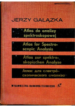 Atlas do analizy spektroskopowej