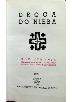 Droga do nieba Modlitewnik
