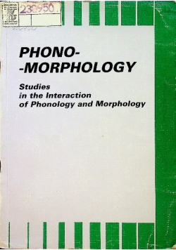 Phono Morphology Studies in the Interaction