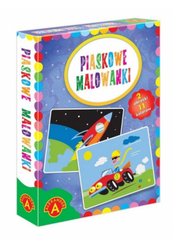 Piaskowe malowanki Auto i Rakieta ALEX