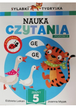 Sylabki Tygryska. Nauka czytania z.5, poziom 3