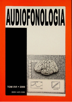 Audiofonologia XVI 2000