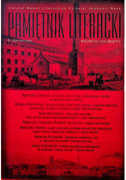 Pamietnik literacki rocznik CVI zeszyt 2