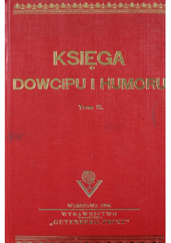 Księga dowcipu i humoru Tom 2 Reprint