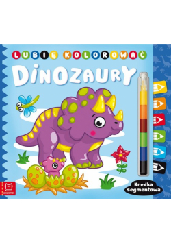 Lubię kolorować Dinozaury Kredka segmentowa