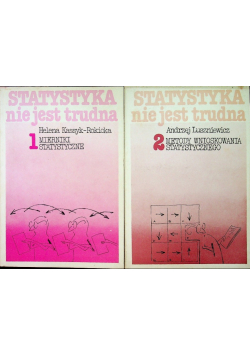 Statystyka nie jest trudna tom 1 i 2