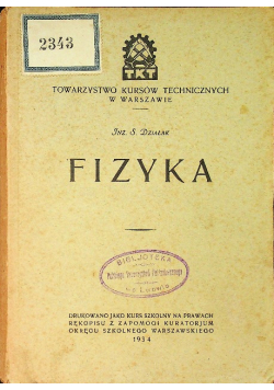 Fizyka 1934 r.