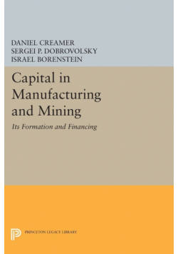Capital in Manufacturing and Mining