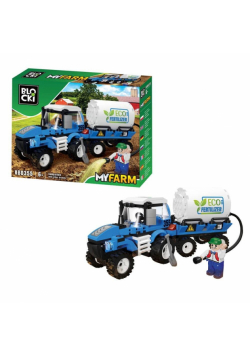 Klocki Blocki MyFarm Traktor z beczkowozem