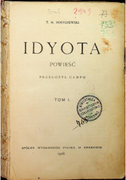 Idyota tom 1 1908 r.