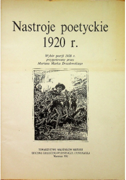 Nastroje poetyckie 1920 r.