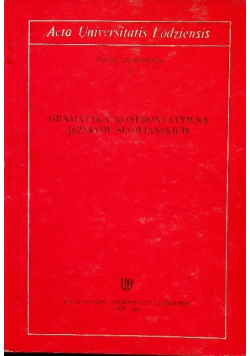 Gramatyka konfrontatywna języków słowiańskich