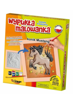 Wypukła malowanka Konik Mustang