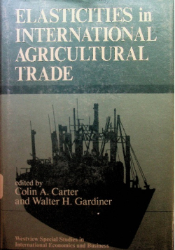 Elasticities in international agricultural
