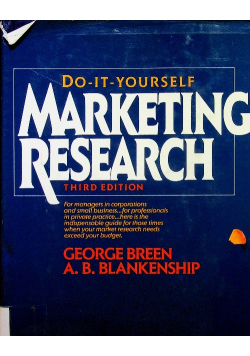 Do It Yourself Marketing Research