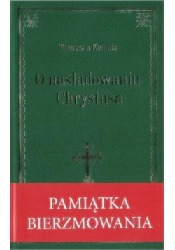 O naśladowniu Chrystusa- Zielona oprawa bierzm.