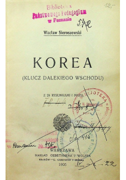 Korea Klucz dalekiego wschodu 1905 r.
