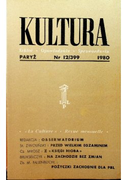 Kultura szkice opowiadania sprawozdania nr 12