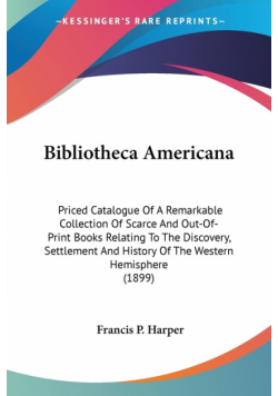 Bibliotheca Americana