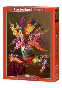 Puzzle 1000 Gladioli in Chinese Vase