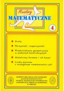 Miniatury matematyczne 04 Grafy, parzystość...