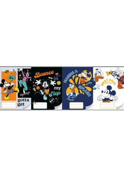 Zeszyt A5/16K linia potrójna kol, Mickey (20szt)