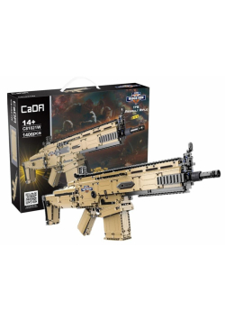 Karabin 17S Assault Rifle Khaki z Klocków 1406el