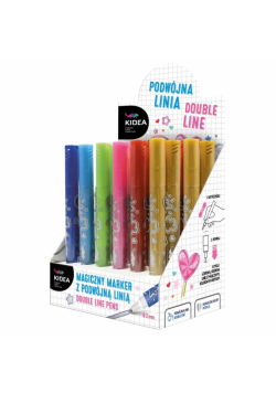 Magiczny marker z podwójną linią KIDEA