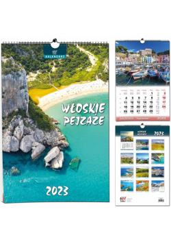 Kalendarz 2023 13 Plansz B3 - Włoskie Pejzaże