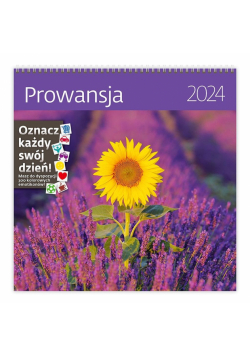 Kalendarz 2024 30x30 Prowansja HELMA