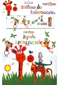 Marzipan. Żyrafa i przyjaciele + kredki