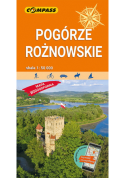 Pogórze Rożnowskie Mapa laminowana 1:50 000