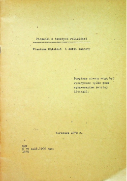 Piosenki o tematyce religijnej