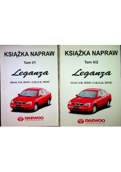 Książka napraw Leganza Tom I i II