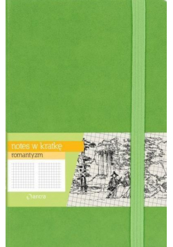 Notes A5 Kratka Romantyzm Zielony ANTRA