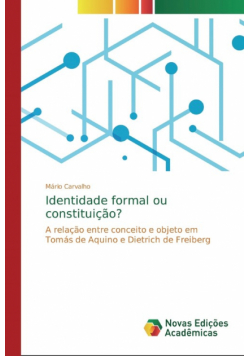 Identidade formal ou constituição?