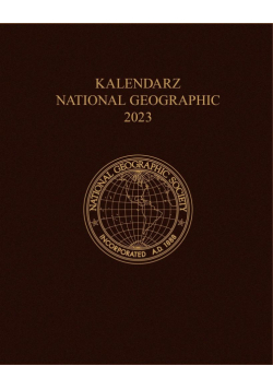 Kalendarz 2023 National Geographic brązowy