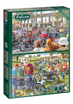 Puzzle 2x500 Falcon Zlot motocyklowy G3