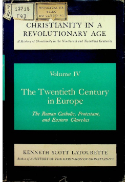 The twentieth century in europe