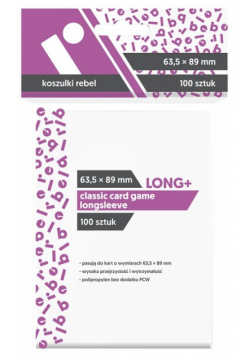 Koszulki CCG Longsleeve 63,5x89 (100szt) REBEL