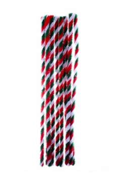 Druciki kreatywne 30cm trójkolorowe 25szt