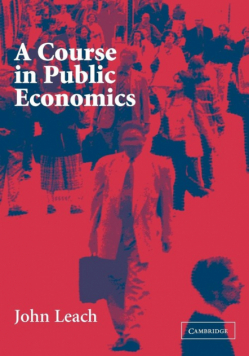A Course in Public Economics